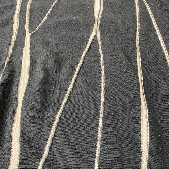 Vintage Tosani Made In Canada Black White Knit Sweater Pullover Men’s Size XL - Picture 13 of 15